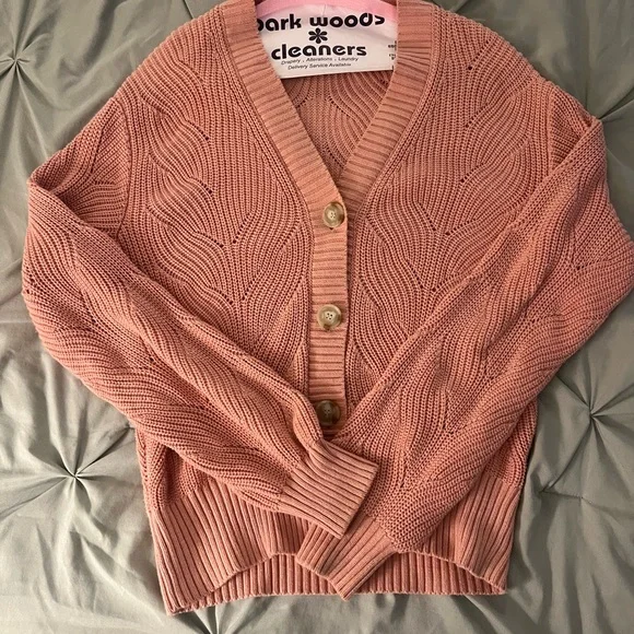 Knitwear Kmart Pink Kmart Girls Cardigan Women's Dark Orange Hand